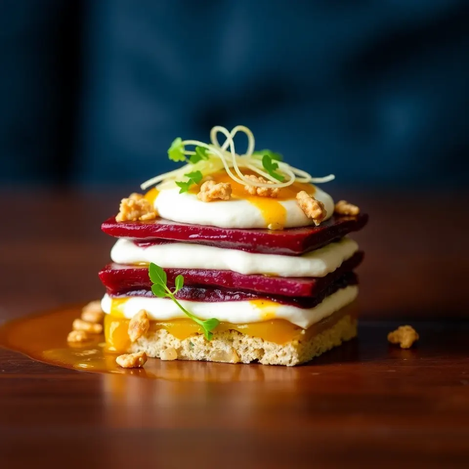 Roasted Beet & Chèvre Terrine